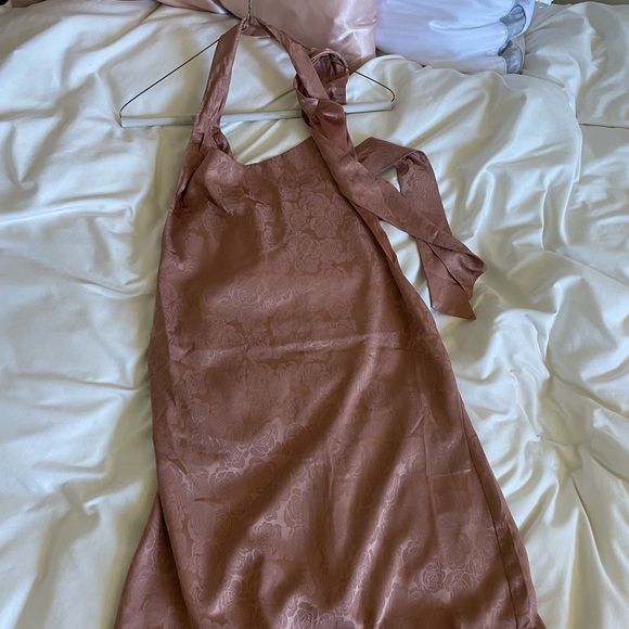 Anthropologie Fame and Partners Halter Maxi Dress Size 6 NWT - Picture 4 of 9